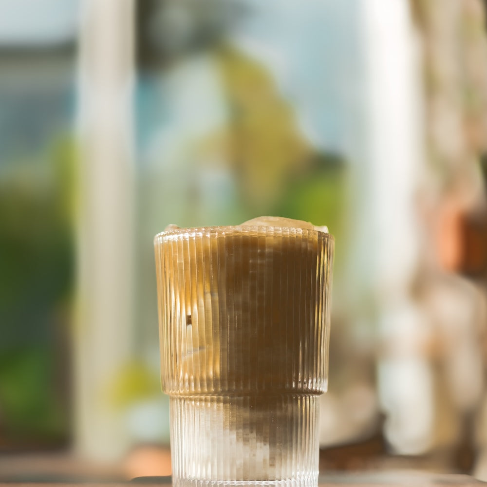 Salted Caramel Hojicha Latte