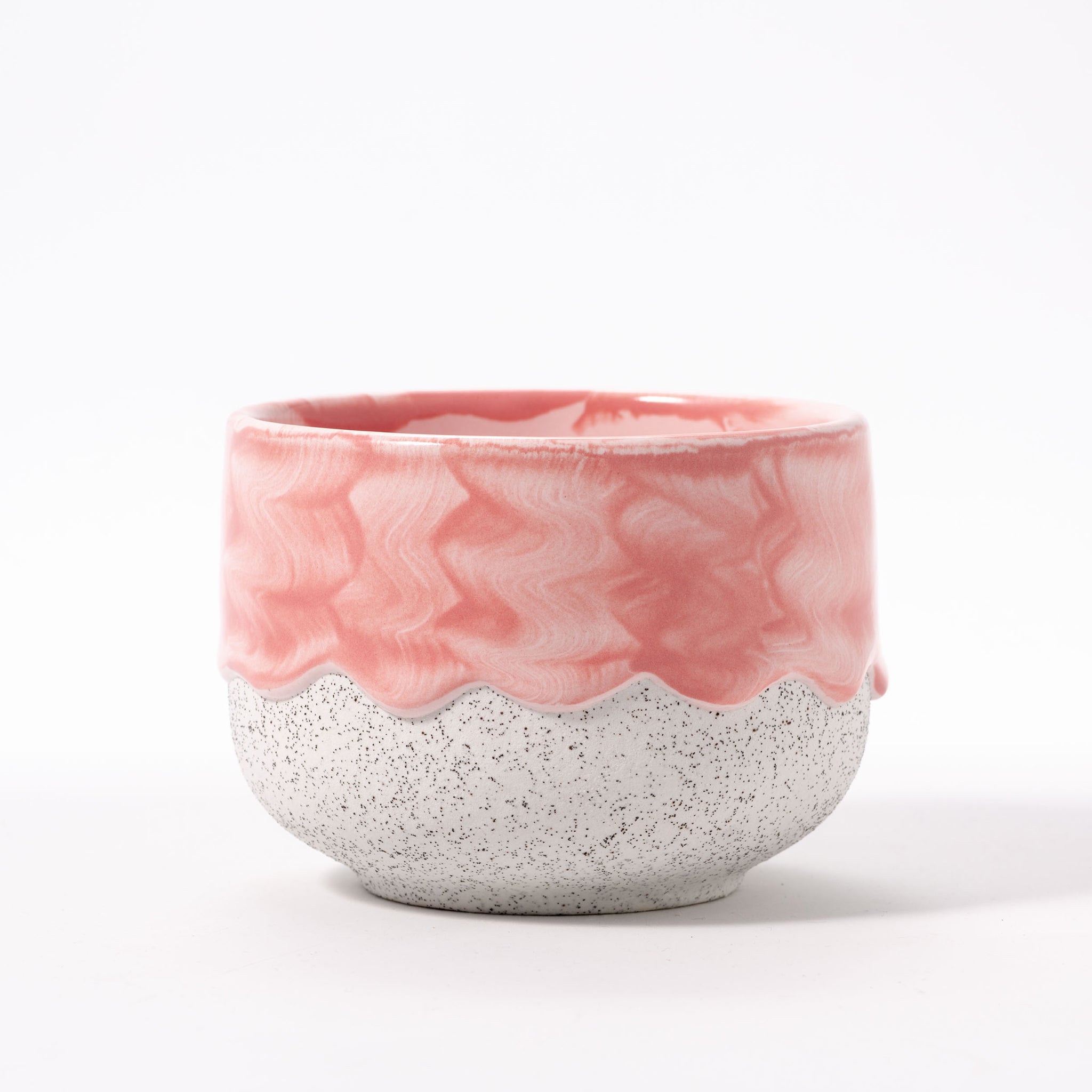Berry Bubblegum chawan drippy pots