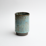 Hand-glazed Asemi Hydrangea Yunomi for Japanese Green Tea