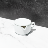 White Ceramic Origami Japanese Tea Pot