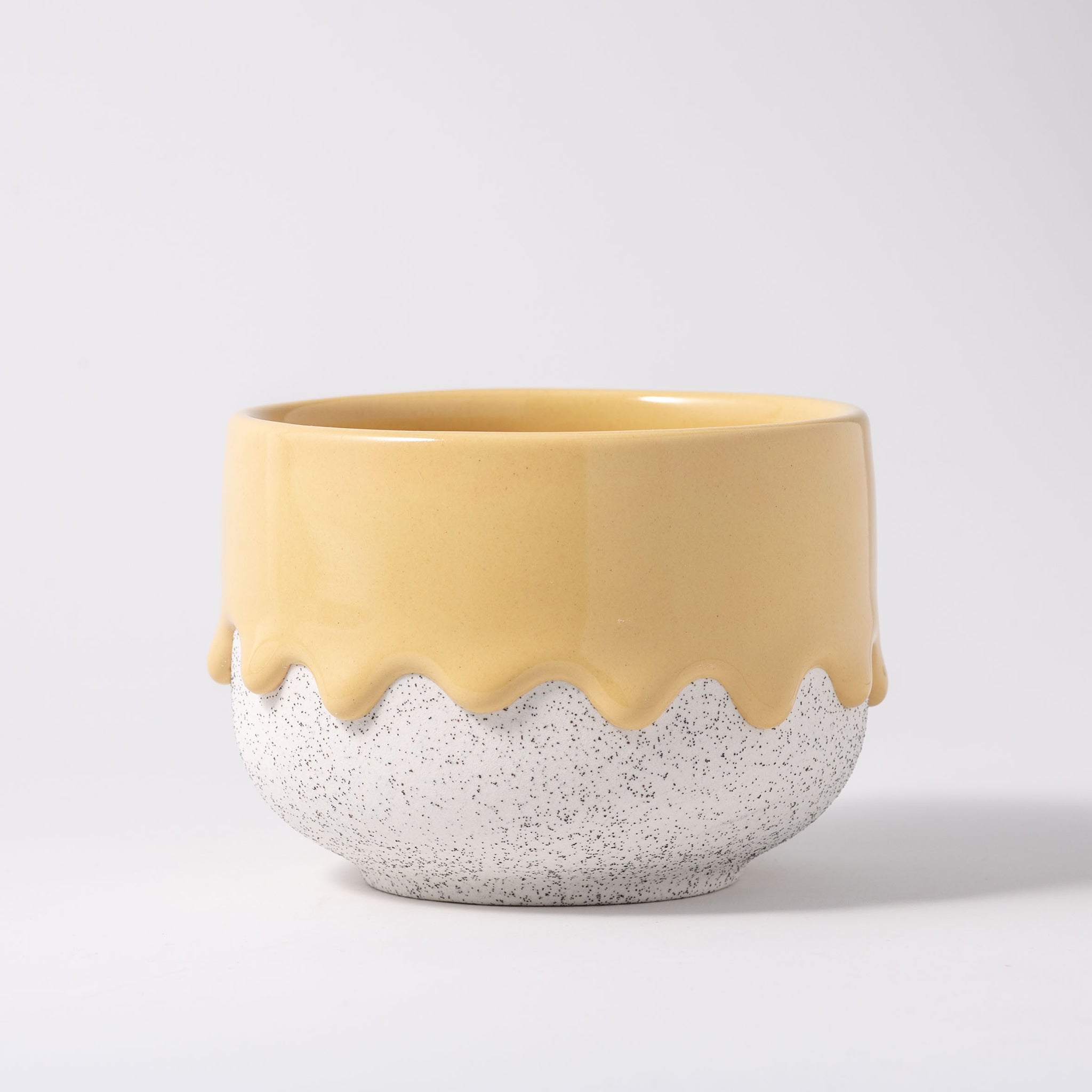 Yellow dijon colored Noodle Tea cup