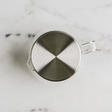 Stainless steel teapot lid