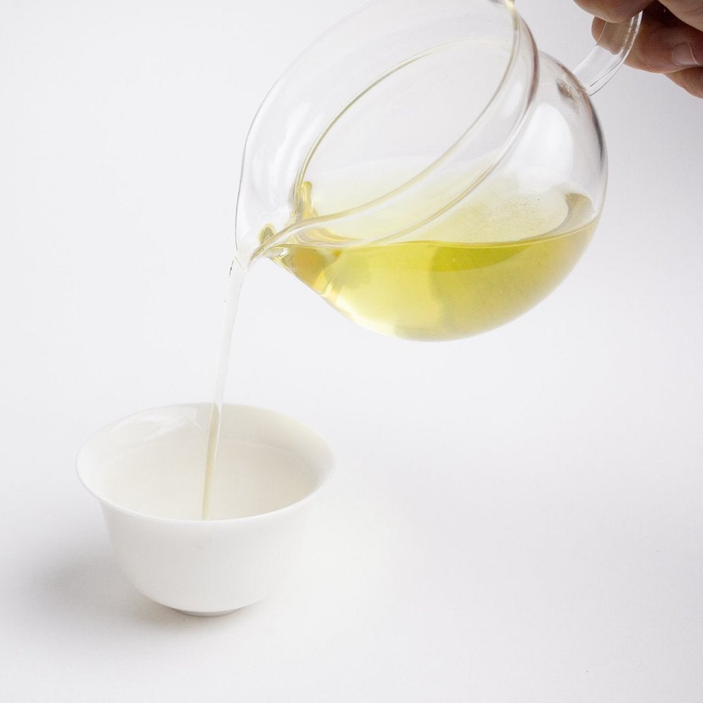 Organic Kamairicha sencha Japanese loose leaf tea by Mizuba Tea Co. 